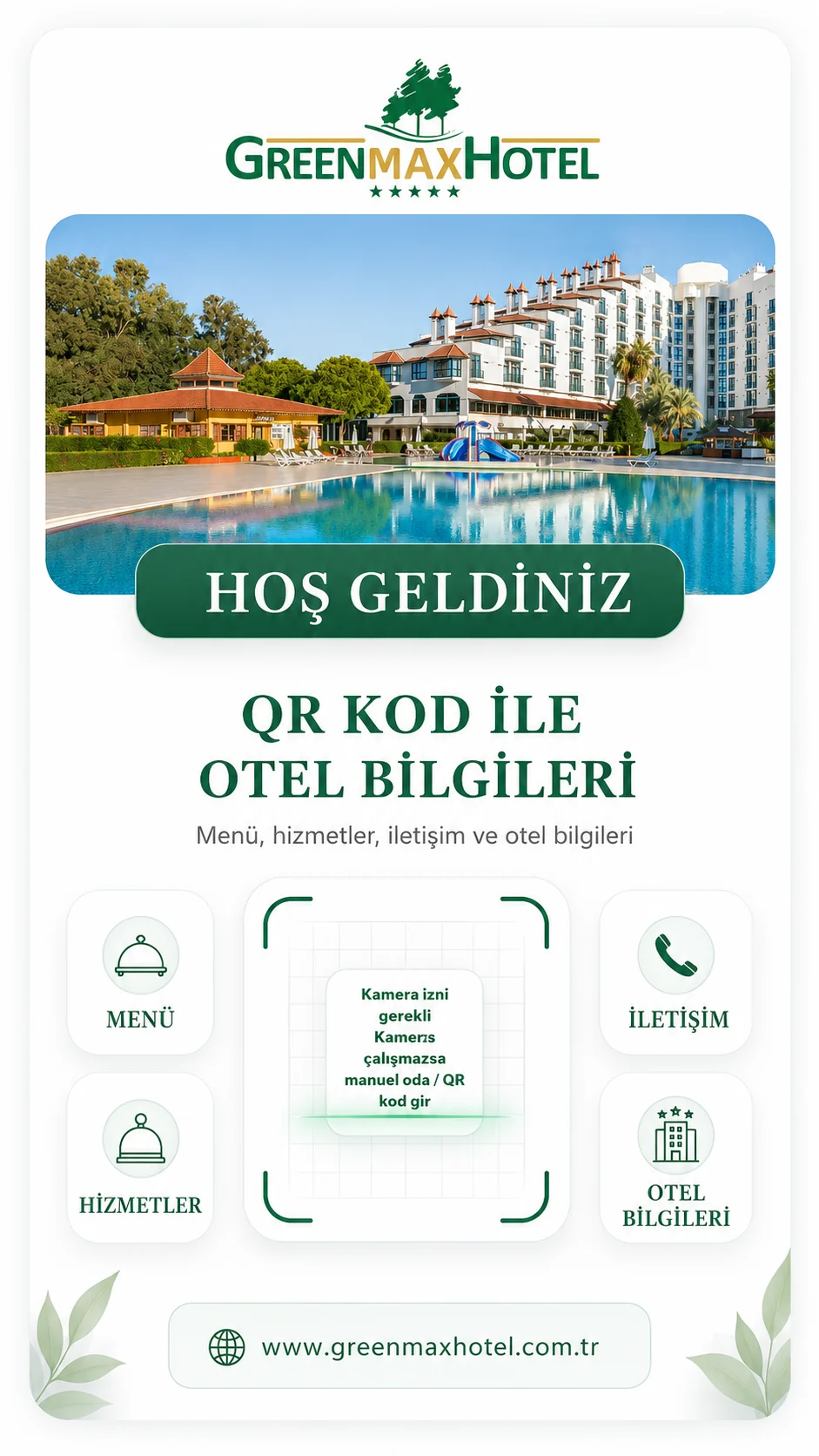 GreenMax QR Afişi